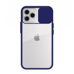 Capa iPhone SE 2022 (3ª Geração) | Proteção Câmara Deslizante | TPU - Azul - 5600986813875