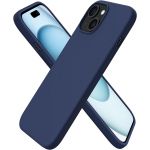 Capa Silicone Líquido iPhone 15 Plus Azul Marinho - 53404404