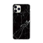 Capa Silicone Marble iPhone 11 Pro Max Preto - 28862949