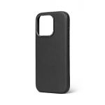 Decoded Capa iPhone 15 Pro LEATHER BACK COVER, preto