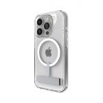 Zagg Capa iPhone 15 Pro c/ suporte CRYSTAL PALACE, trans.