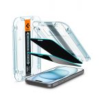 Spigen Película de vidro iPhone 15 EZ FIT PRIVACY 1