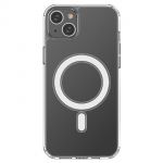Hurtel Magsafe iphone 15 Plus Clear Magnetic Case Transparent