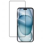 Protetor de vidro temperado 3D para iPhone 15 Plus