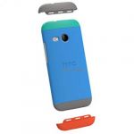 HTC Capa Double Dip Hard Shell HC C971 para One Mini 2 Grey/Red