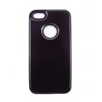 Capa para iPhone 5 5S 5SE Metal Black Style 01