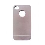 Capa para iPhone 4/4S Metal Silver Style 01