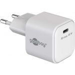 Goobay Carregador USB C com Ficha Europeia 5Vdc 45W Branco - WE-65332