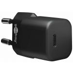 Goobay Carregador USB C com Ficha Europeia 5Vdc 20W Preto - WE-59357