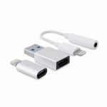 CoolBox Kit Cabo Lightning Adaptadores USB/USB-C - COO-CKIT-APPL
