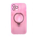 Capa Apple iPhone 12 Pro Max Hibrida Frosted com Anel Magsafe Pink