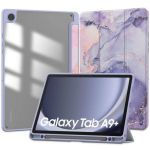 Capa para Samsung Galaxy Tab A9 Plus Flip Hibrida TP Mármore Purple