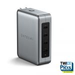 Satechi 145W USB-C 4-Portas GaN Travel Charger Space Gray