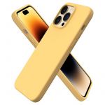 Capa Silicone Líquido Magsafe iPhone Amarelo iPhone 14 Pro Max - IS227569