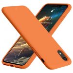 Capa Silicone Líquido Magsafe iPhone Laranja iPhone XR - IS37516