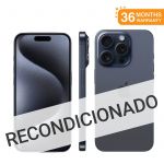 Apple iPhone 15 Pro Recondicionado (Grade A) 6.1" 256GB Blue Titanium