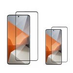 Kit 2 Película de Película Vidro Temperado 5D Full Cover Phonecare para Xiaomi Poco M6 Pro Clear / Black