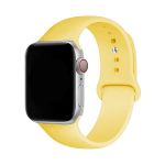 Bracelete Apple Watch (42/ 44/ 45 mm) Silicone Yellow