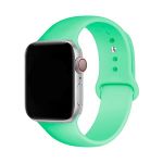 Bracelete Apple Watch (38/ 40/ 41 mm) Silicone Verde Água