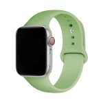 Bracelete Apple Watch (38/ 40/ 41 mm) Silicone Verde