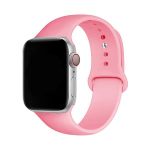 Bracelete Apple Watch (38/ 40/ 41 mm) Silicone Pink