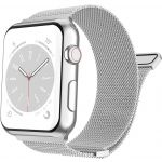 Bracelete Milanesa Apple Watch Prateado 42/ 44/ 45/ 49 mm