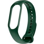 Bracelete Silicone para para Xiaomi Mi Band 5/ Mi Band 6/ Mi Band 7 Verde Escuro