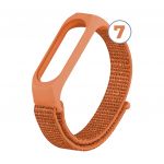 Bracelete Velcro para Xiaomi Mi Band 3/ 4 Laranja