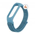 Bracelete Velcro para Xiaomi Mi Band 3/ 4 Blue