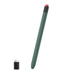 Avizar Capa para Apple Pencil 1 em Silicone para Proteção do Estilete, Green Escuro - BACK-DG-PEN1