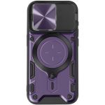 Avizar Capa Magsafe para iphone 15 Pro Proteção Câmera Integrada Violet - BACK-KAMANO-PP-15P
