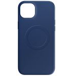 Avizar Capa Magsafe iphone 15 Plus Silicone Flexível Interior Mag Cover Blue Escuro - BACK-FASMAG-NT-15M