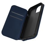 Avizar Capa para iphone 15 Pro Max com Aba Magnética Blue Escuro - FOLIO-ELEC-BL-15X