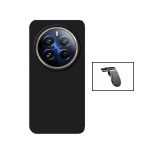 Phonecare Kit Suporte Magnético L Safe Driving Carro + Capa Silicone Líquido para Realme 12 Pro 5G Black