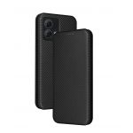 Capa Motorola Moto G84 Flip Cover Carbono Black