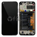 Bateria LCD e Vidro Completo com Midnight Black Huawei P40 Lite E
