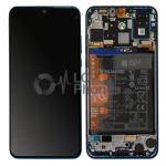 Bateria LCD e Vidro Completo com Peacock Blue Huawei P30 Lite New Edition