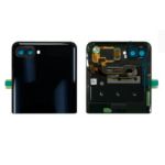 LCD + Vidro Battery Cover Top & Rear LCD Preto Samsung Galaxy Z Flip F700F