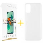 Gandy Pack 1x Película de Vidro Temperado 2.5D + Capa Gandy Samsung Galaxy A25 Silicone Liso Clear - 8434010473356