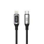 G4M Cabo Nylon FastCharge 27W 1m LCD USB-C ios Forever Preto 0053517823044