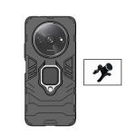 Phonecare Kit Suporte Magnético de Carro Reforçado + Capa 3X1 Military Defender para Xiaomi Redmi A3 Black
