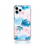 Forcell Capa Silicone Marble para iPhone 11 Pro Flowers