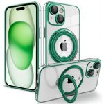 Cool Acessorios Capa Magnética Ring para iPhone 15 Plus Green