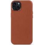 Decoded Capa Pele para iPhone 15 Plus Brown