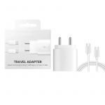 Eleventek Carregador Rápido USB-C 25W com Cabo-branco - ET8909