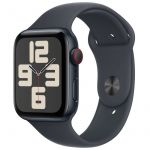 Apple Watch SE (2024) GPS+Cellular 44mm Alumínio Midnight c/ Bracelete Desportiva Midnight - Medium/Large