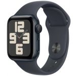 Apple Watch SE (2024) GPS 40mm Alumínio Midnight c/ Bracelete Desportiva Midnight - Small/Medium