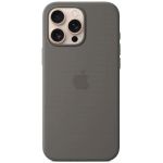 Apple Capa Silicone com MagSafe para iPhone 16 Pro Max Stone Grey