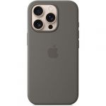 Apple Capa Silicone com MagSafe para iPhone 16 Pro Stone Grey