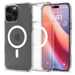 Spigen Capa Iphone 16 Pro Max Ultra Hybrid Mag Transparente Fosco Magsafe Branco